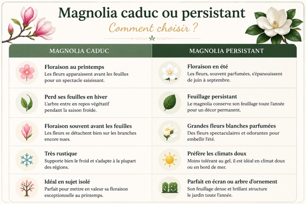 Tableau comparatif